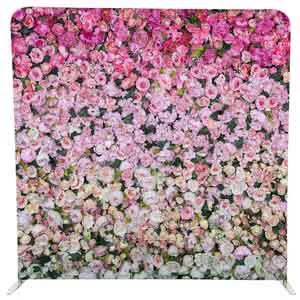 Pink Floral photobooth backdrop