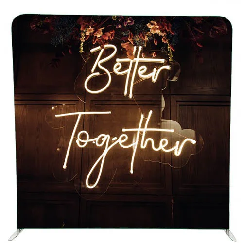 Better Together photobooth backdrop for hire in Durban and KZN