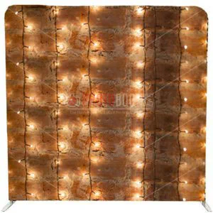 Brick Wall Fairy Lights photobooth backdrop for hire in Durban and KZN