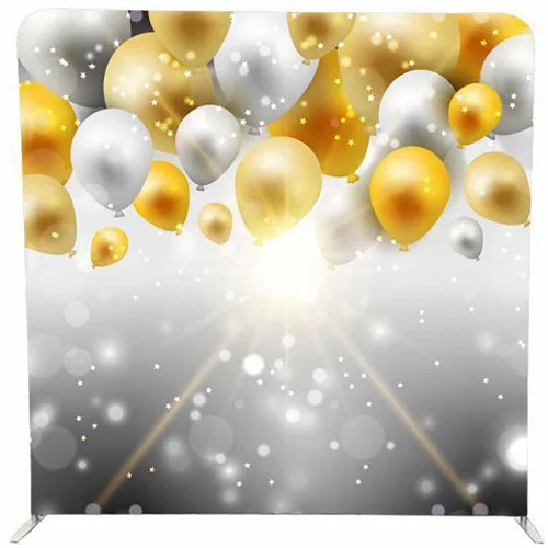 Gold Balloons photobooth backdrop for hire in Durban and KZN