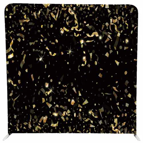 Gold Confetti photobooth backdrop for hire in Durban and KZN
