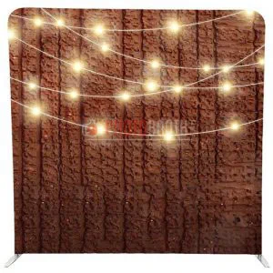 Stone Fairy Lights photobooth backdrop for hire in Durban and KZN