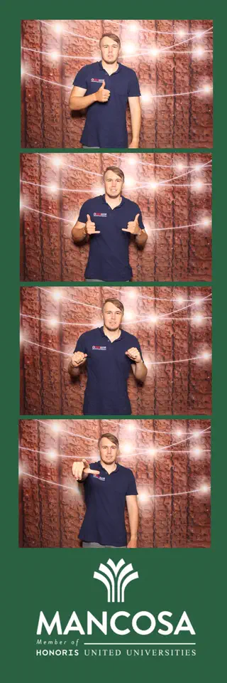 Corporate photostrip design — a sample template for events in Durban, Umhlanga and Ballito