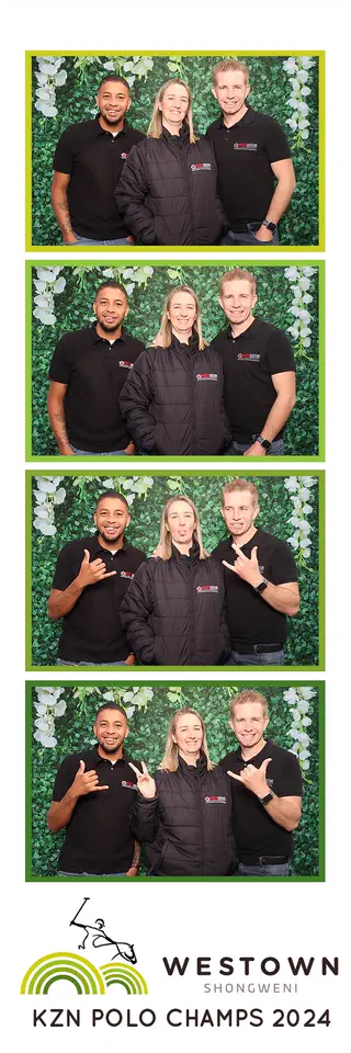 Corporate photostrip design — a sample template for events in Durban, Umhlanga and Ballito