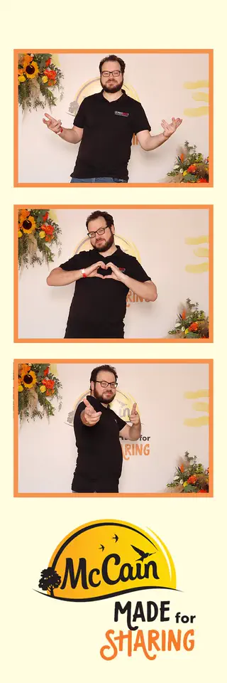 Corporate photostrip design — a sample template for events in Durban, Umhlanga and Ballito