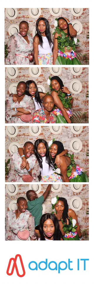 Corporate photostrip design — a sample template for events in Durban, Umhlanga and Ballito