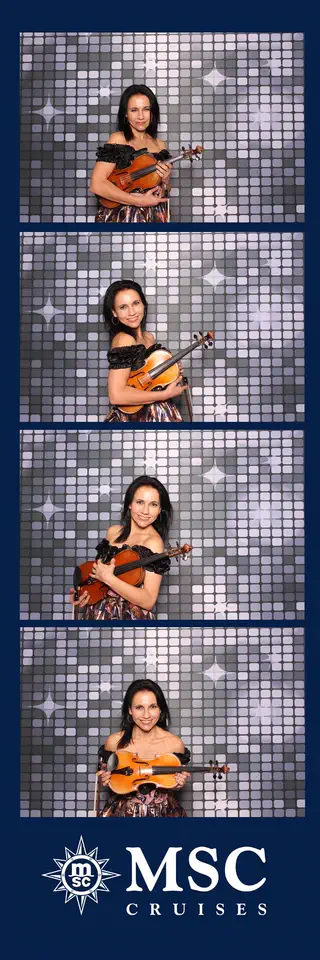 Corporate photobooth photostrip template printed on the day by Durban Photobooths