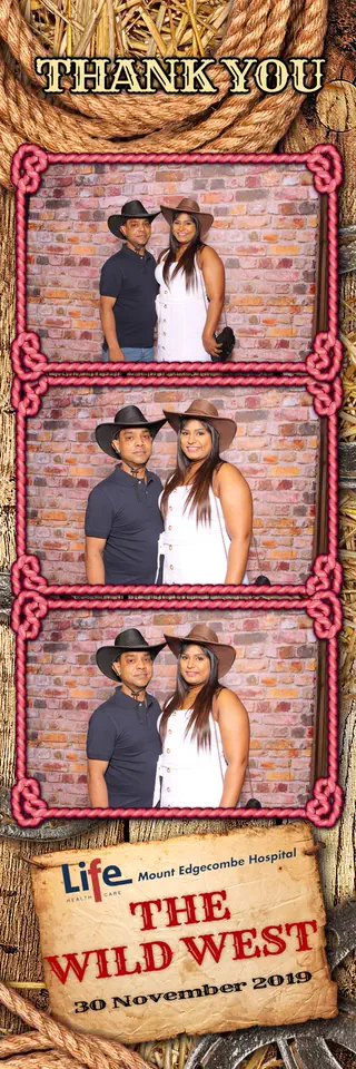 Corporate photostrip design — a sample template for events in Durban, Umhlanga and Ballito