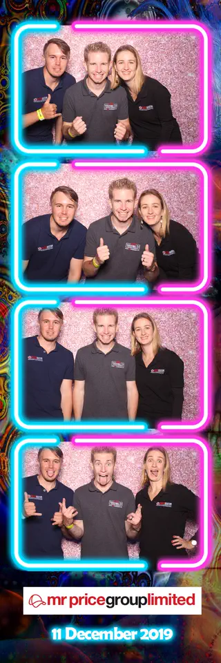Corporate photostrip design — a sample template for events in Durban, Umhlanga and Ballito