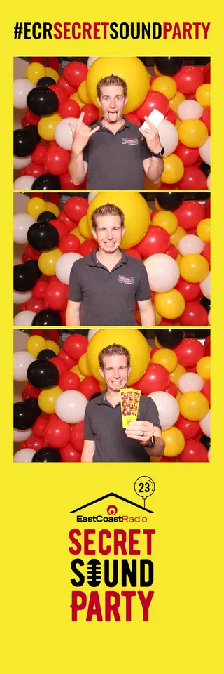 Corporate photobooth photostrip template printed on the day by Durban Photobooths