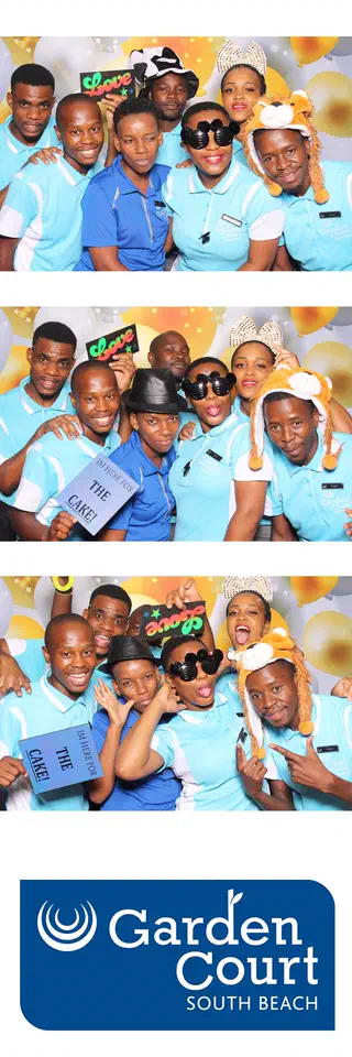 Corporate photostrip design — a sample template for events in Durban, Umhlanga and Ballito