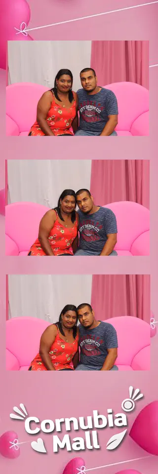 Corporate photobooth photostrip template printed on the day by Durban Photobooths