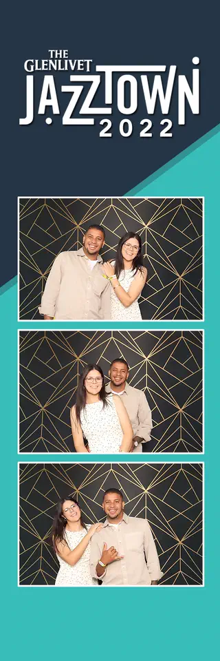Durban July photobooth photostrip template printed on the day by Durban Photobooths
