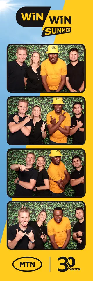 Corporate photobooth template sample from Durban Photobooths