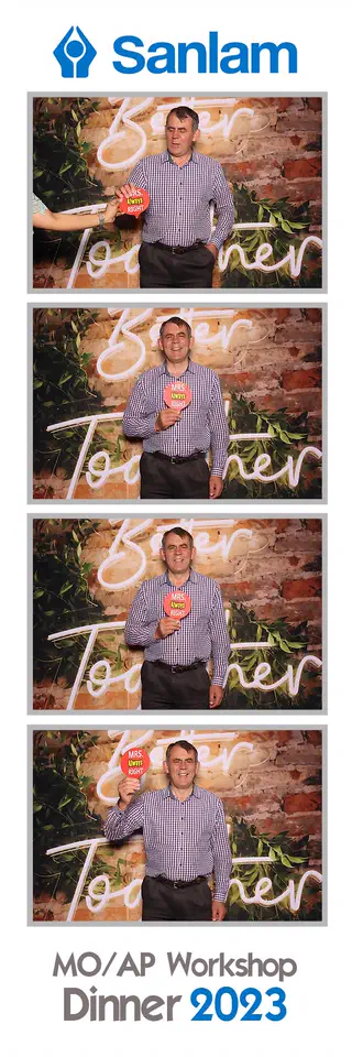 Corporate photobooth template sample from Durban Photobooths