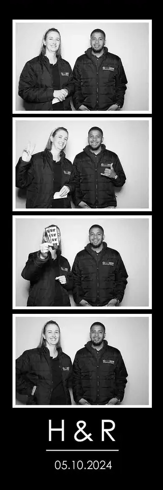 Glam photobooth template sample from Durban Photobooths