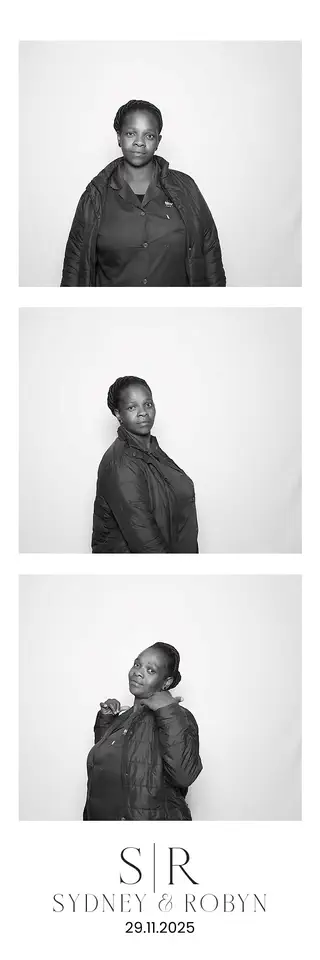 Glam Booth photostrip design — a sample template for events in Durban, Umhlanga and Ballito