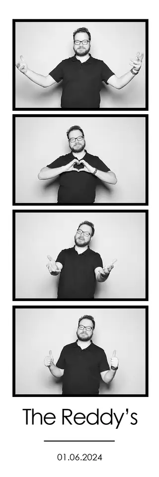Glam photobooth template sample from Durban Photobooths
