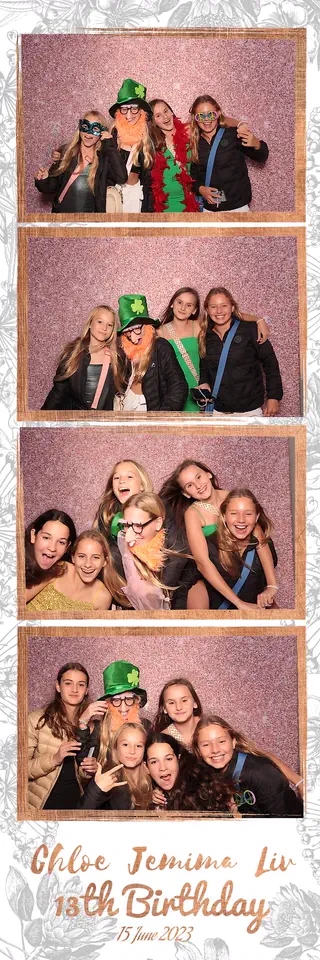 Kids Party photostrip design — a sample template for events in Durban, Umhlanga and Ballito