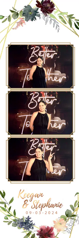Anniversary photostrip design — a sample template for events in Durban, Umhlanga and Ballito