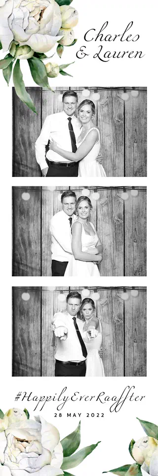 Photostrips photobooth template sample from Durban Photobooths