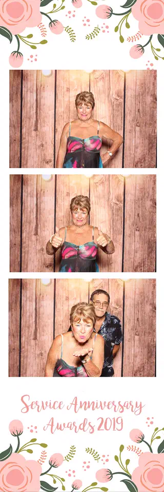 Chatsworth photobooth photostrip template printed on the day by Durban Photobooths