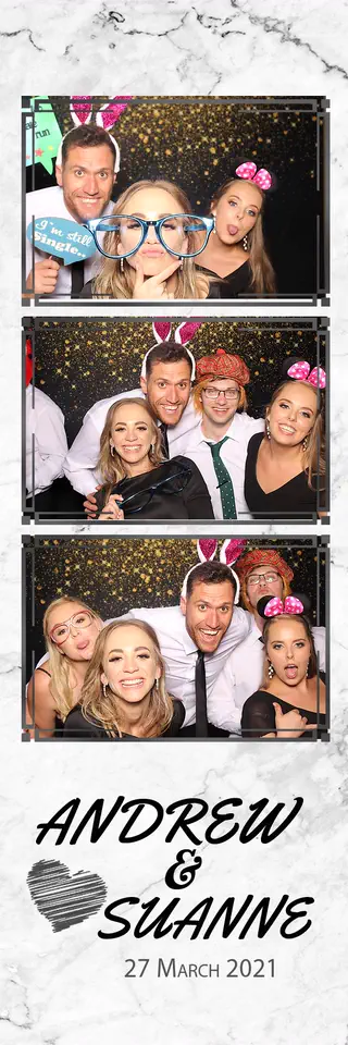 Classic photostrip design — a sample template for events in Durban, Umhlanga and Ballito