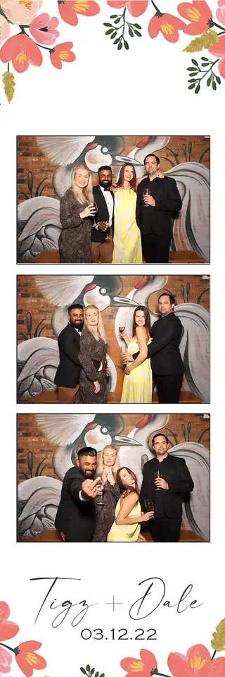 Howick photobooth photostrip template printed on the day by Durban Photobooths