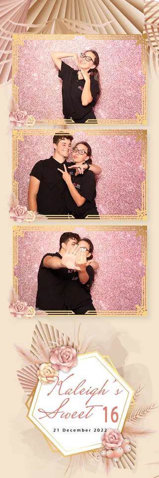 Indian Wedding photobooth photostrip template printed on the day by Durban Photobooths