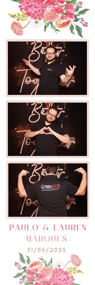 Instant Print photostrip design — a sample template for events in Durban, Umhlanga and Ballito
