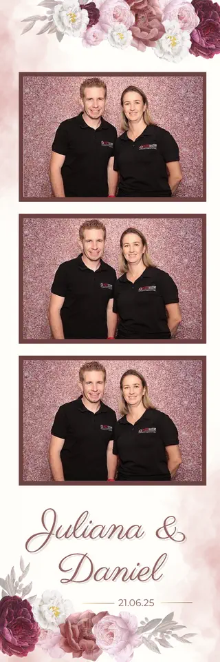 Instant Print photostrip design — a sample template for events in Durban, Umhlanga and Ballito