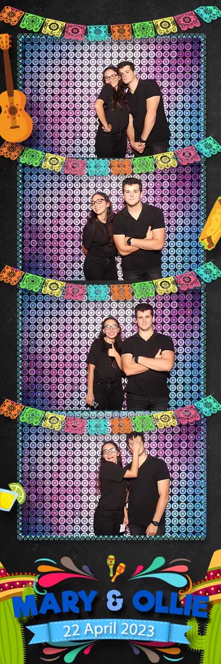 Kids Party photostrip design — a sample template for events in Durban, Umhlanga and Ballito