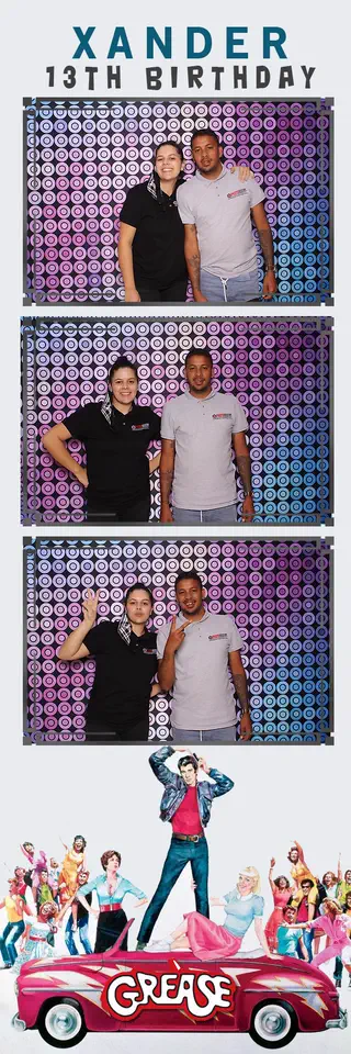 Kids Party photostrip design — a sample template for events in Durban, Umhlanga and Ballito