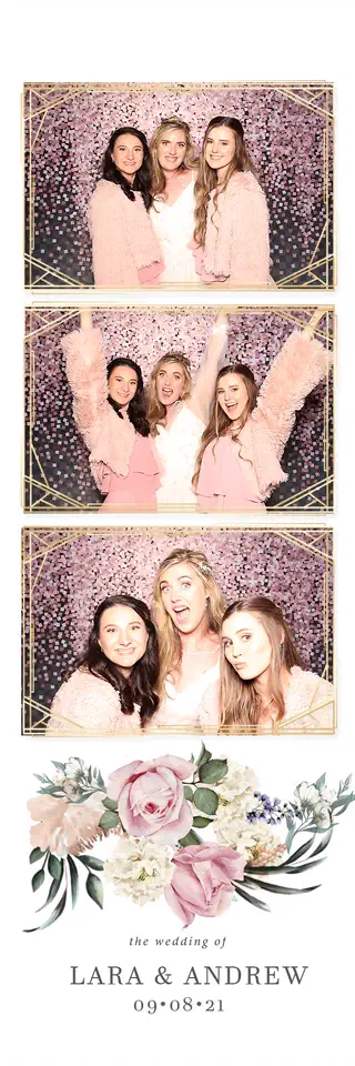 Wedding photostrip design — a sample template for events in Durban, Umhlanga and Ballito