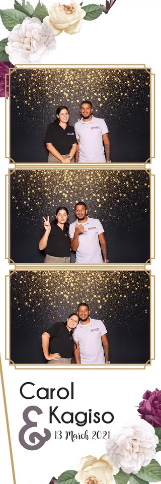 Wedding photostrip design — a sample template for events in Durban, Umhlanga and Ballito