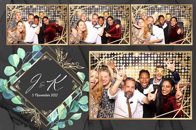 Brand Activation photobooth postcard template printed on the day by Durban Photobooths