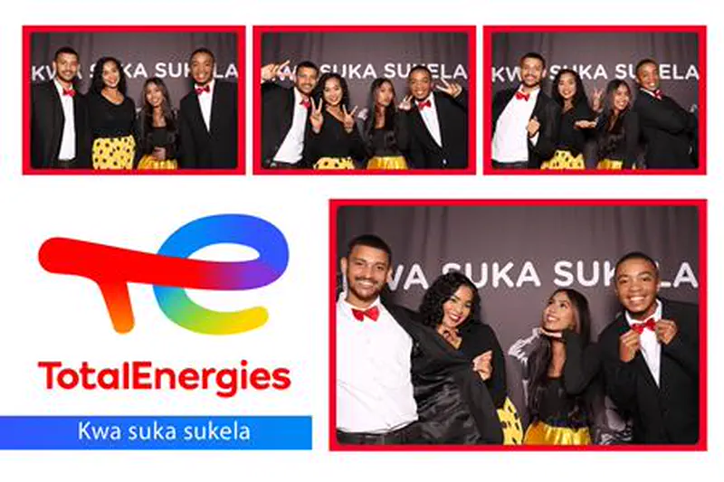Brand Activation photobooth postcard template printed on the day by Durban Photobooths