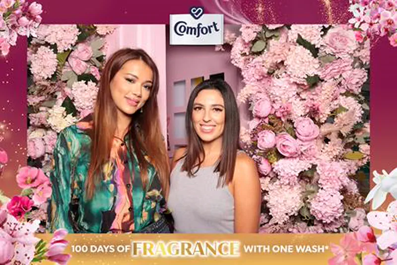 Brand Activation photobooth postcard template printed on the day by Durban Photobooths