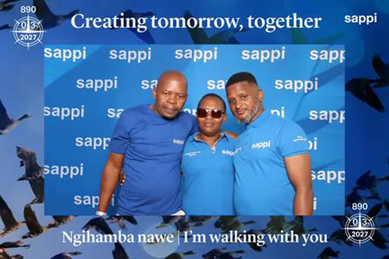 Brand Activation photobooth postcard template printed on the day by Durban Photobooths