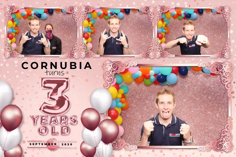 Postcard photobooth template sample from Durban Photobooths