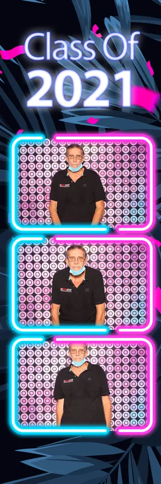 Matric Dance photobooth photostrip template printed on the day by Durban Photobooths