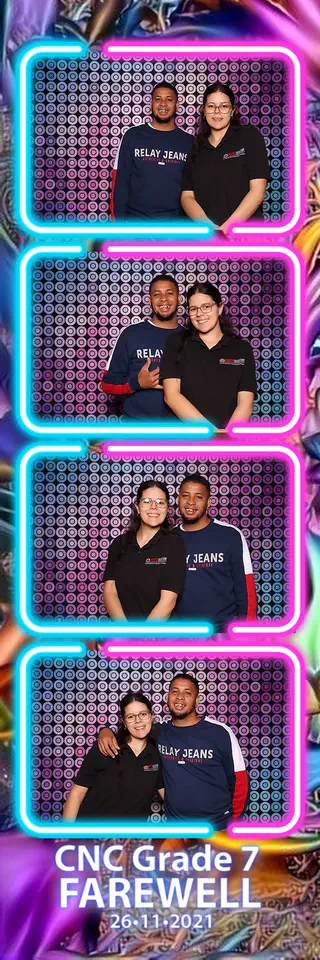 Matric Dance photobooth photostrip template printed on the day by Durban Photobooths