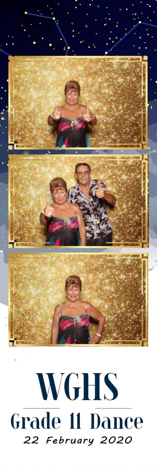School Event photobooth photostrip template printed on the day by Durban Photobooths
