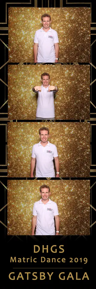 School Event photobooth photostrip template printed on the day by Durban Photobooths